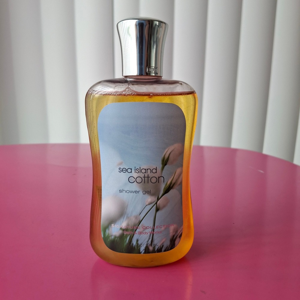 Bath & Body Works SEA ISLAND COTTON Shower Gel Wash 10 oz